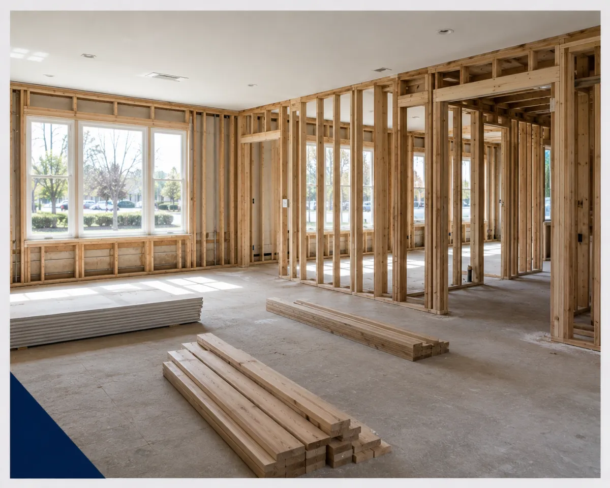 Structural restoration in a Plano home and commercial interior