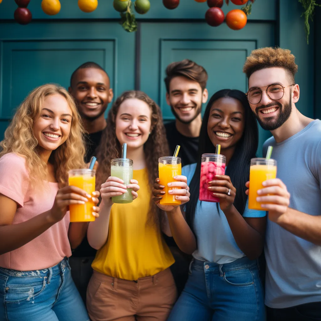 bebidas naturales y felicidad