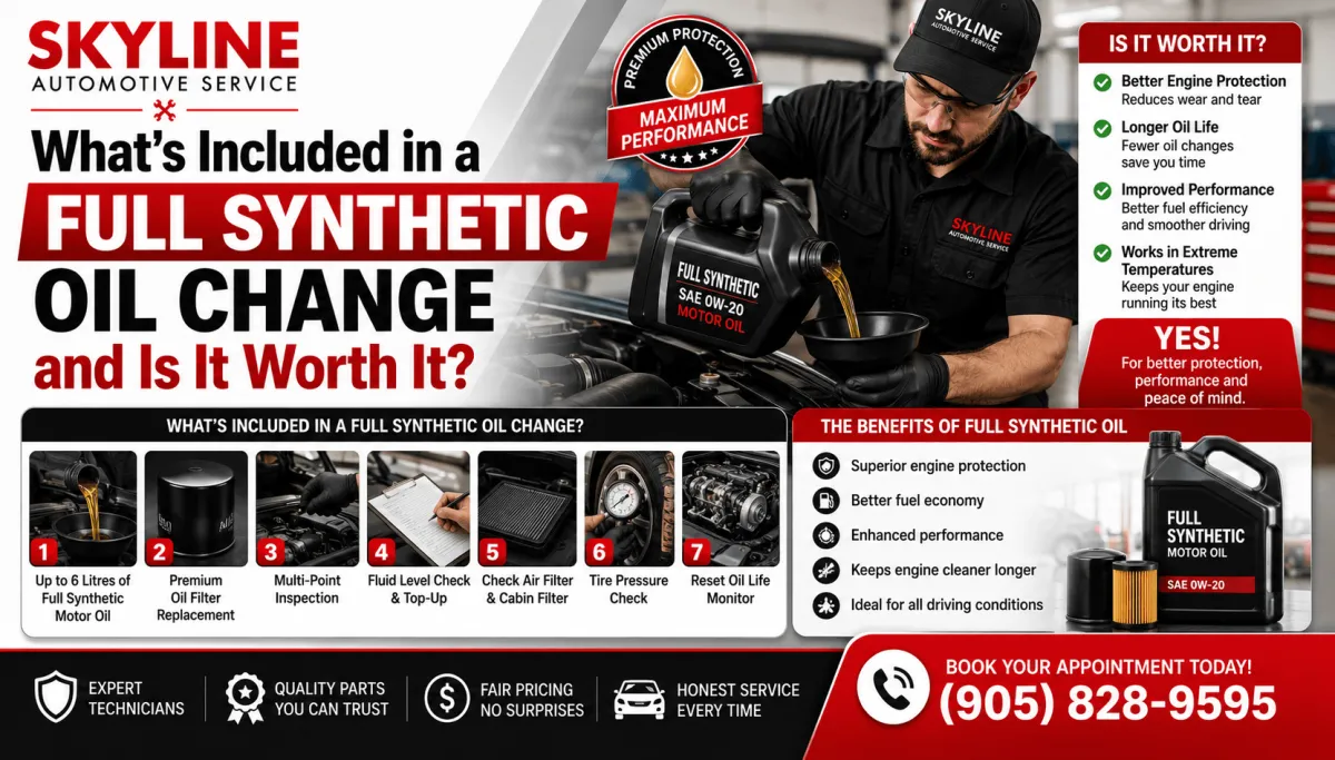 What's Included in a Full Synthetic Oil Change and Is It Worth It?