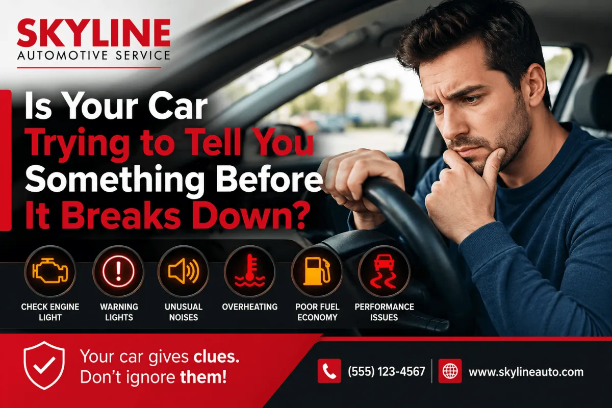 Is Your Car Trying to Tell You Something Before It Breaks Down?