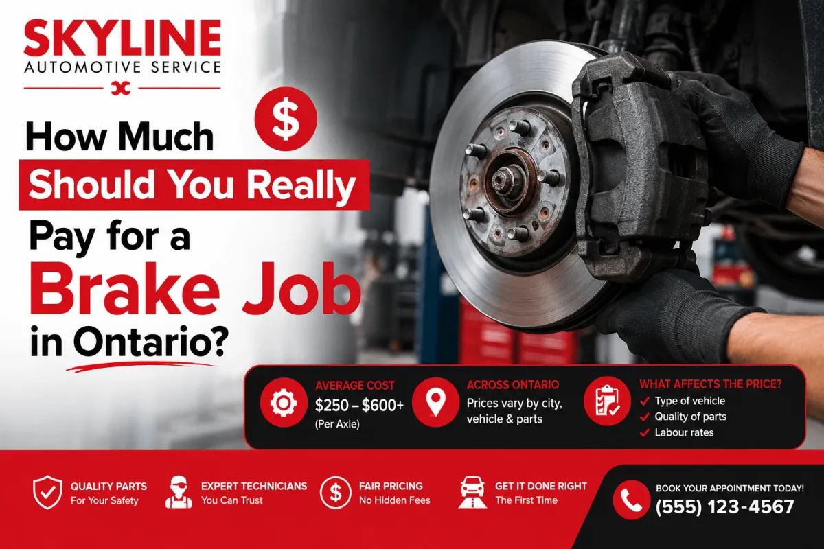 How Much Should You Really Pay for a Brake Job in Ontario?