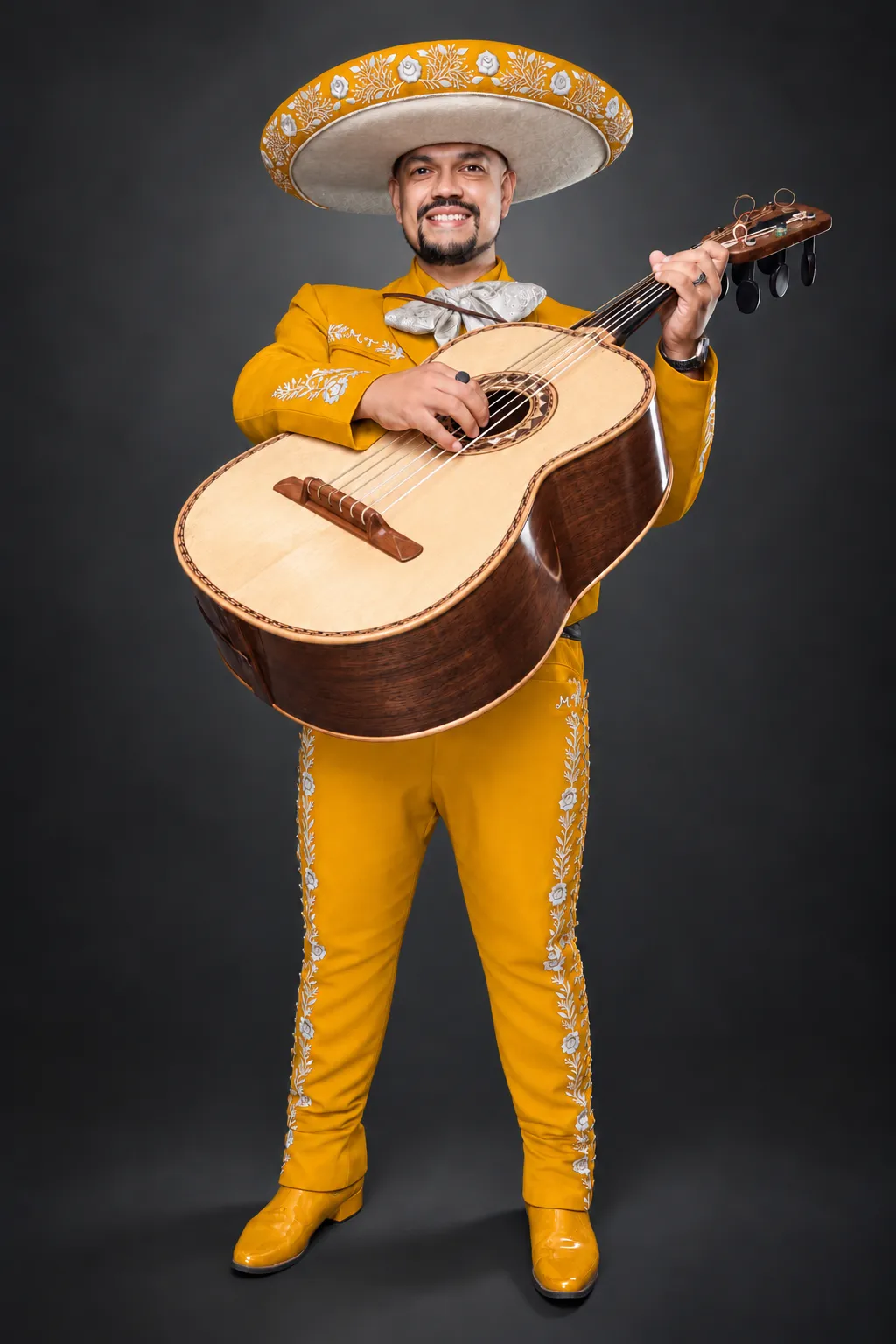 Jocsan con el guitarrón