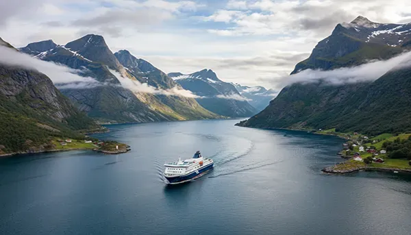 Hurtigruten Postschiffroute, die schönste Seereise der Welt
