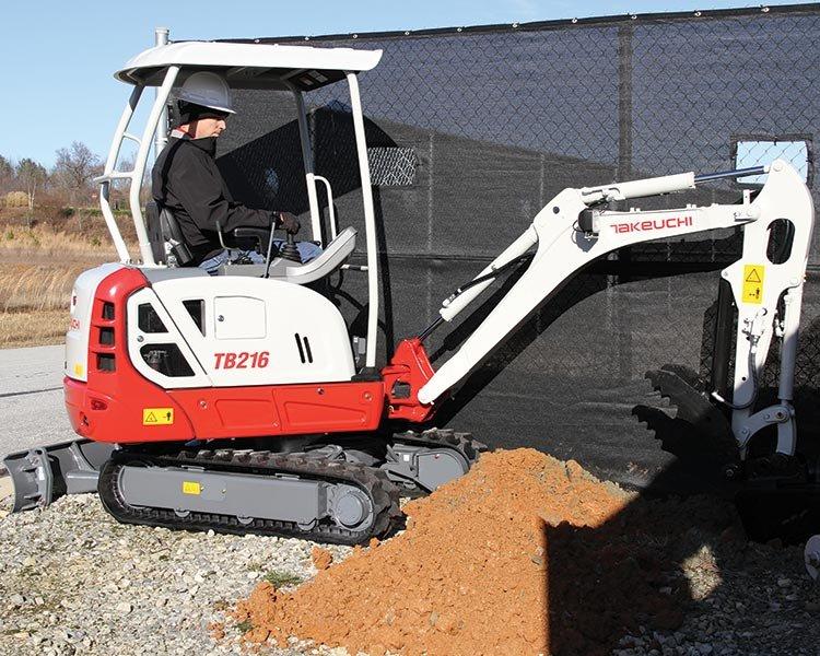 Takeuchi TB216 - Excavator Rentals Delivered 