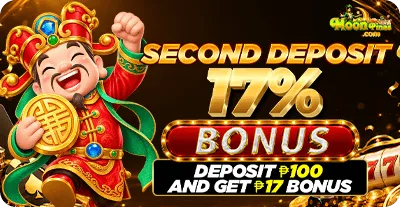 moonpinas SECOND DEPOSIT BONUS