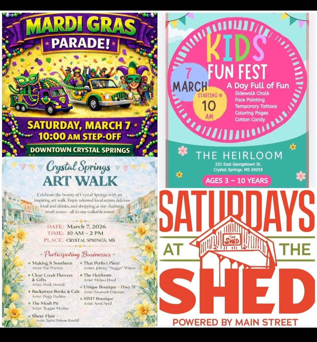 Upcoming events | Crystal Springs Chamber Of Commerce