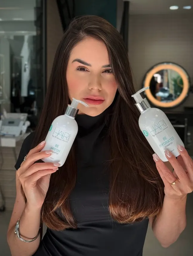 Resultado de terapia com corte e produtos do Hair Concept by RG Vitoria Salao de Beleza