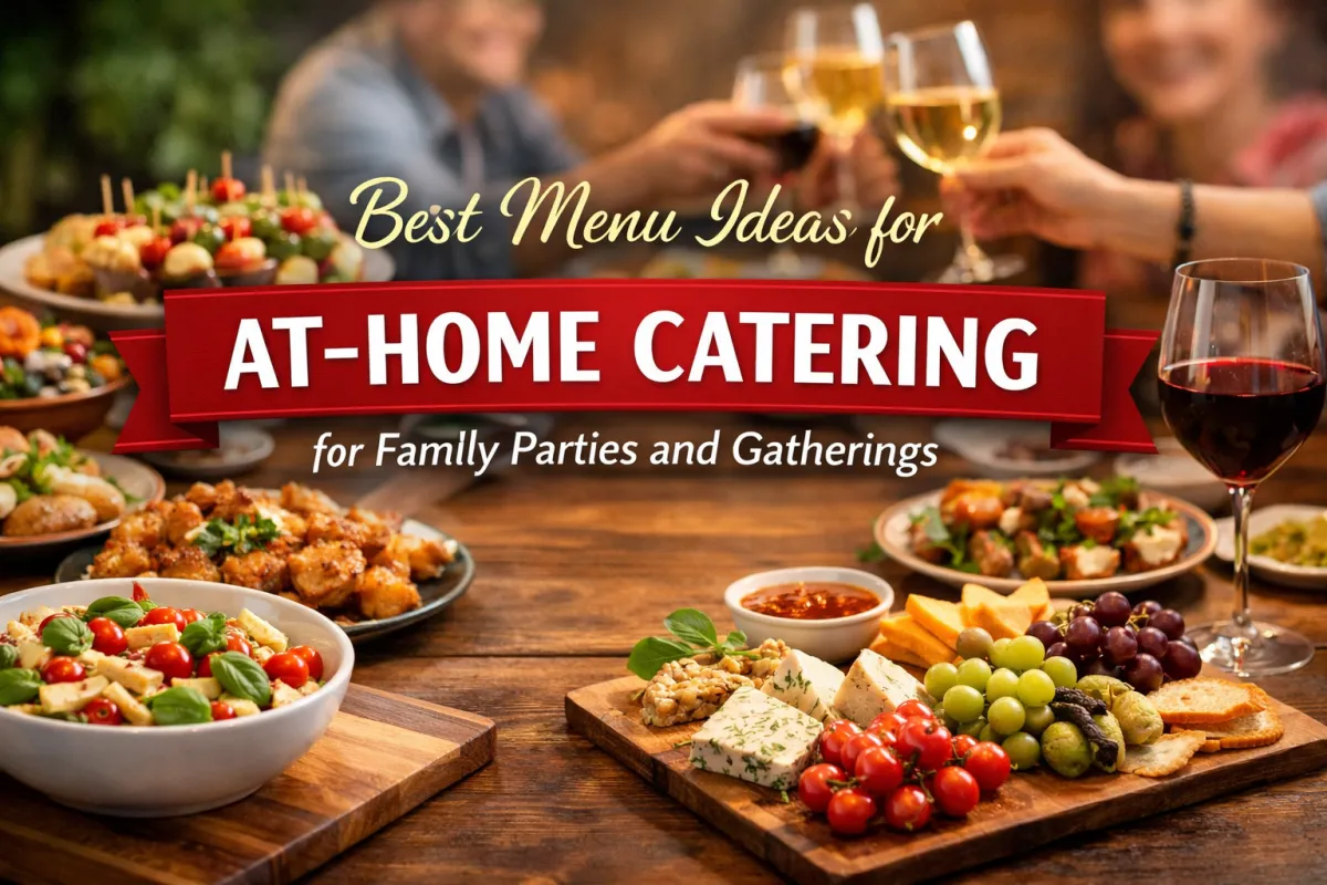 Best Menu Ideas for At-Home Catering for Family Parties and Gatherings