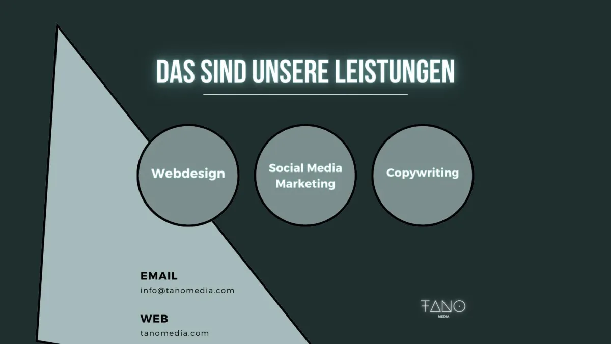 TANO MEDIA LEISTUNGEN ANGELO JOAO FINANZBERATER DACHDECKER WEBDESIGN AGENTUR DÜSSELDORF