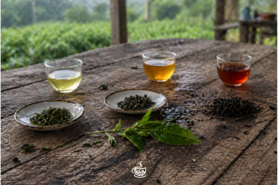 Green, Black, Oolong… Same Plant, Different Process