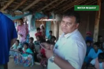 The organizer of Water project from Chandrogounda Village 