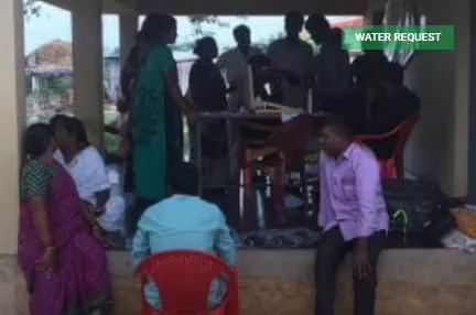 The villagers of New Tamil Colony, Tiruvannamalai