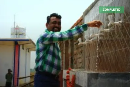 Villagers getting water in Mahichala Village
