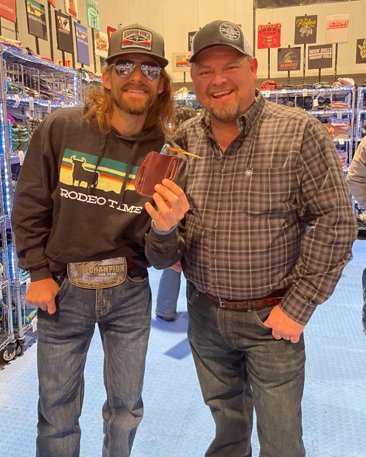 Dale Brisby and CW Knives making a big announcement.