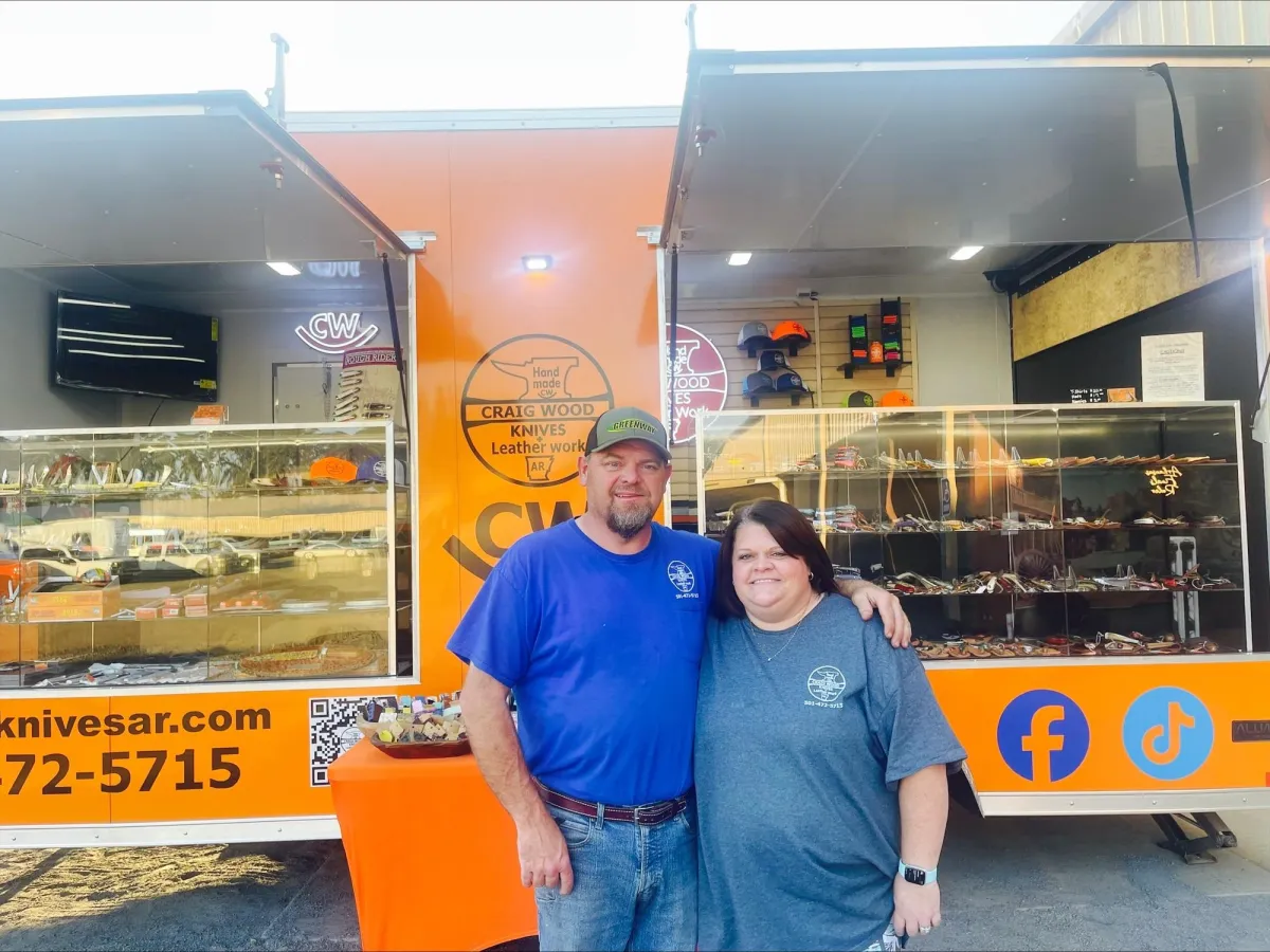 Dale Brisby and CW Knives making a big announcement.