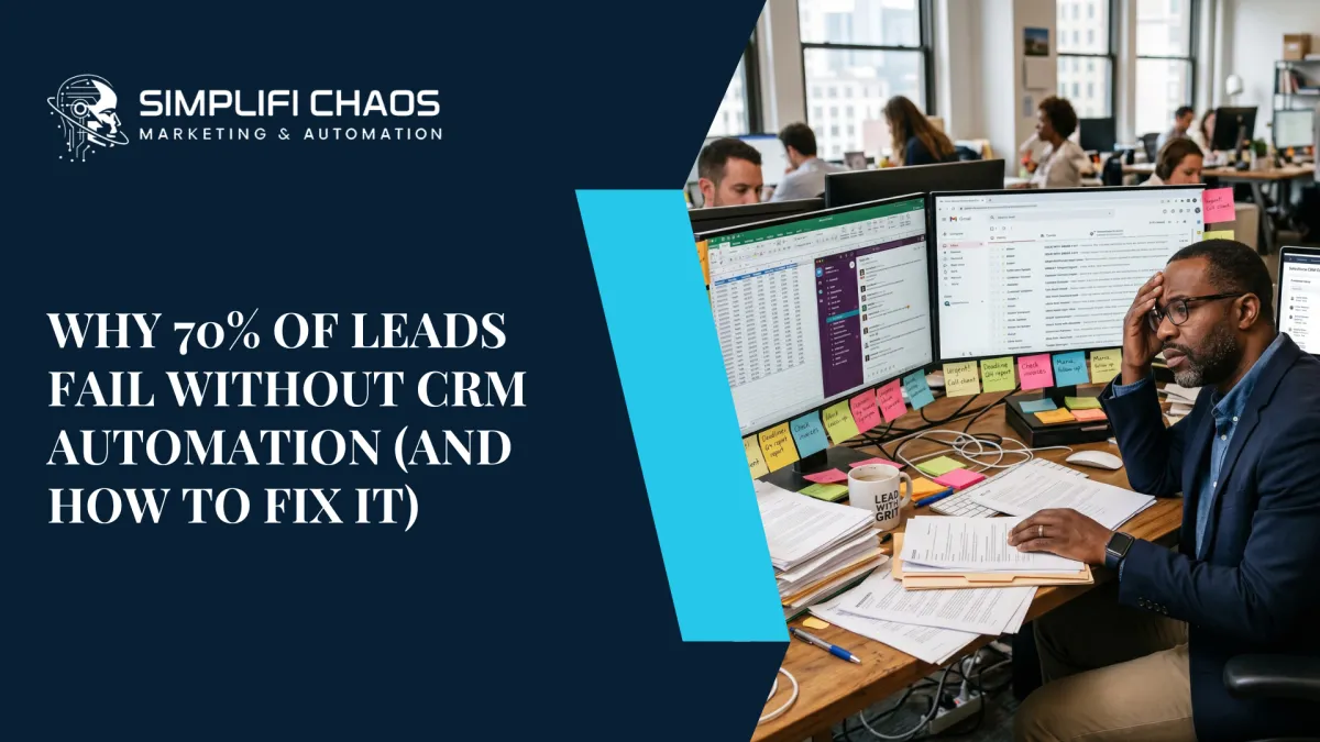 Why 70% of Leads Fail Without CRM Automation (and How to Fix It)