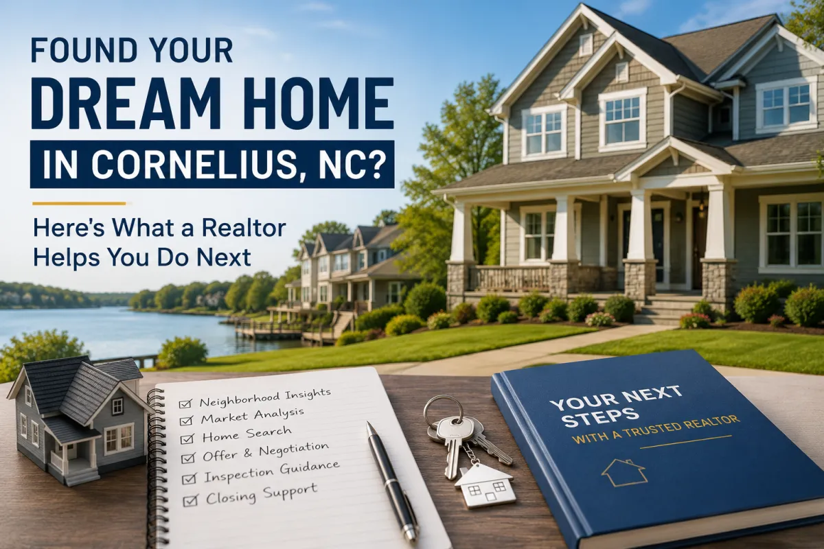 Realtor in Cornelius, NC helping homebuyers navigate the home buying process with expert guidance
