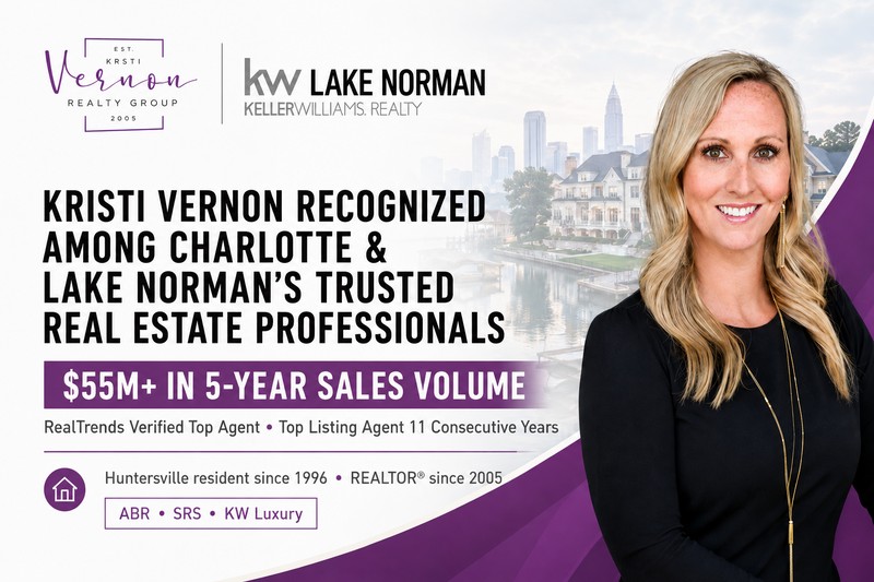 Kristi Vernon of Vernon Realty Group, Keller Williams Lake Norman real estate professional.