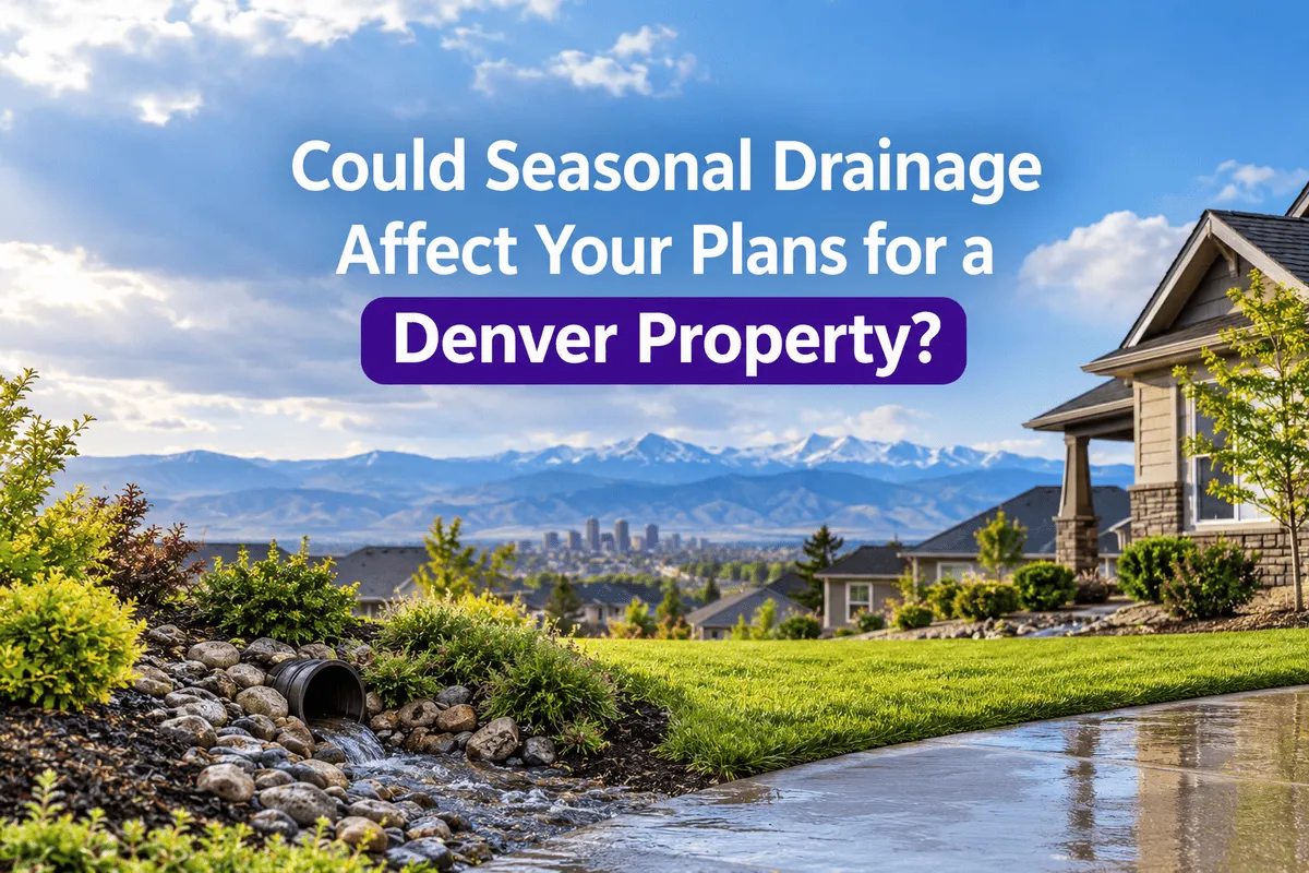 Could Seasonal Drainage Affect Your Plans for a Denver Property?