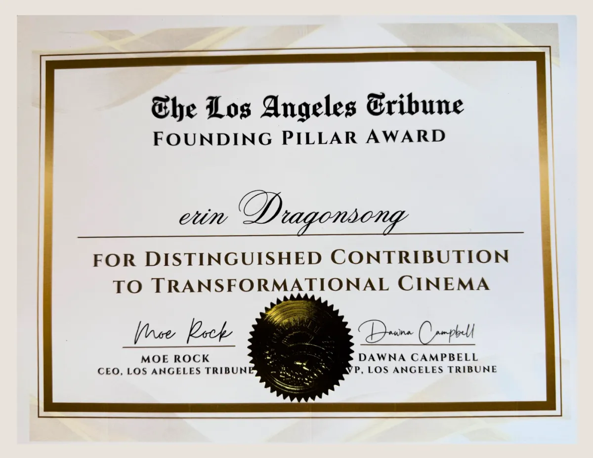 Founding Pillar award - erin Dragonsong