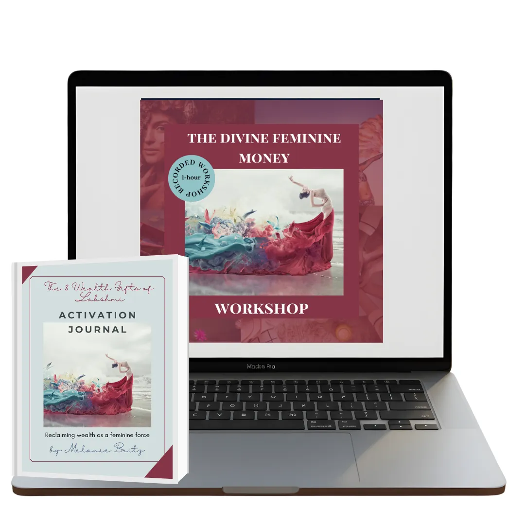 Divine Feminine Money Masterclass cover, feminine wealth and abundance activation