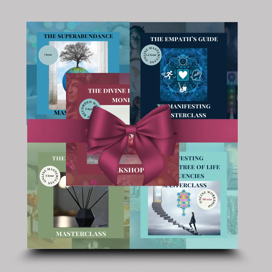 Manifestation Masterclass Bundle cover, complete spiritual course collection for abundance and alignment