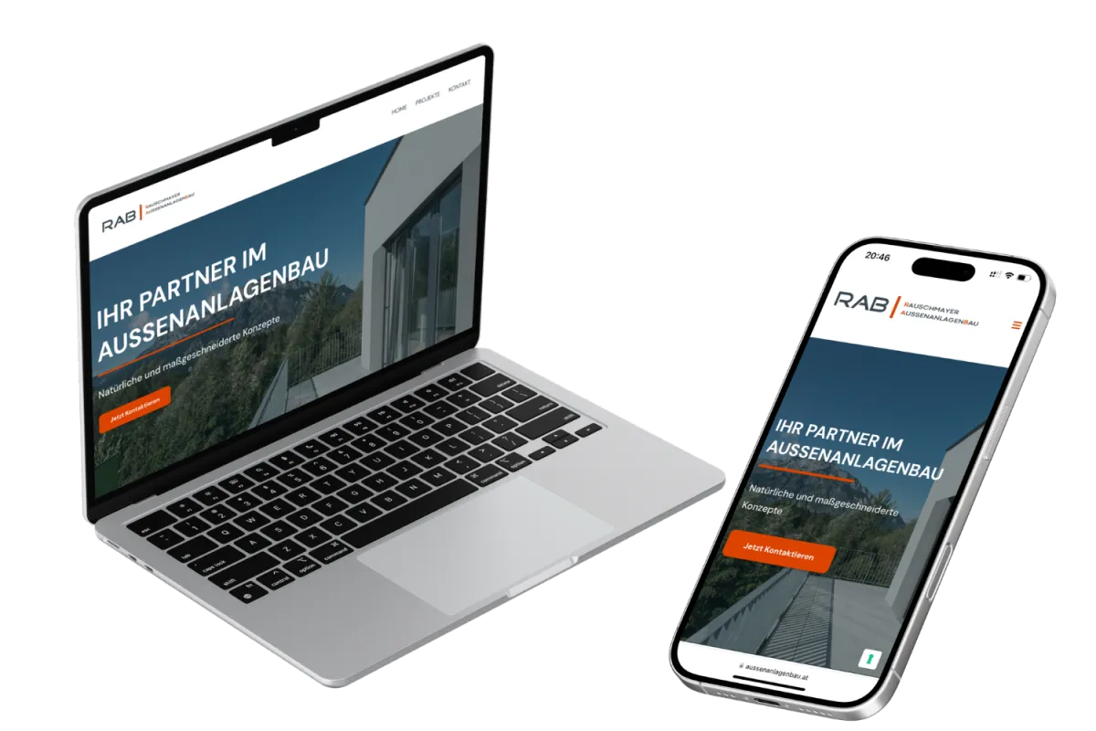 Bild eines Computers wo eine Website zu sehen ist