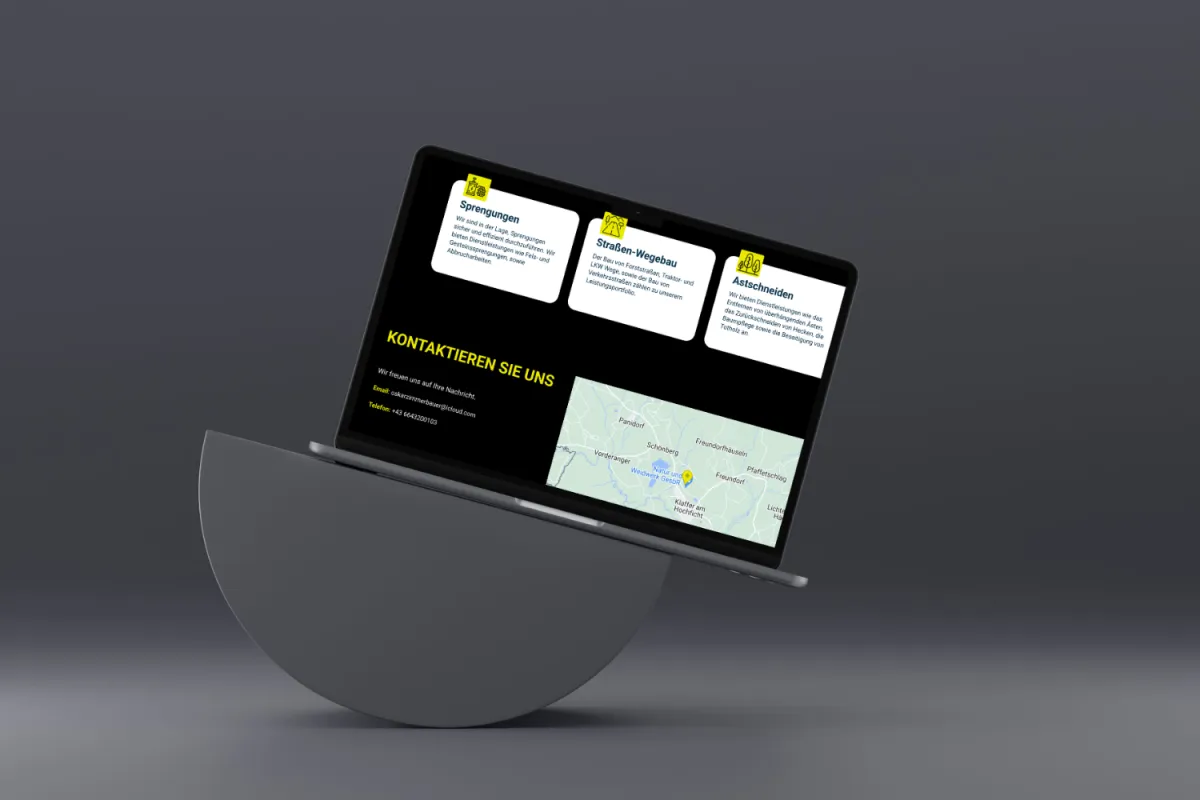 Website unseres Kunden