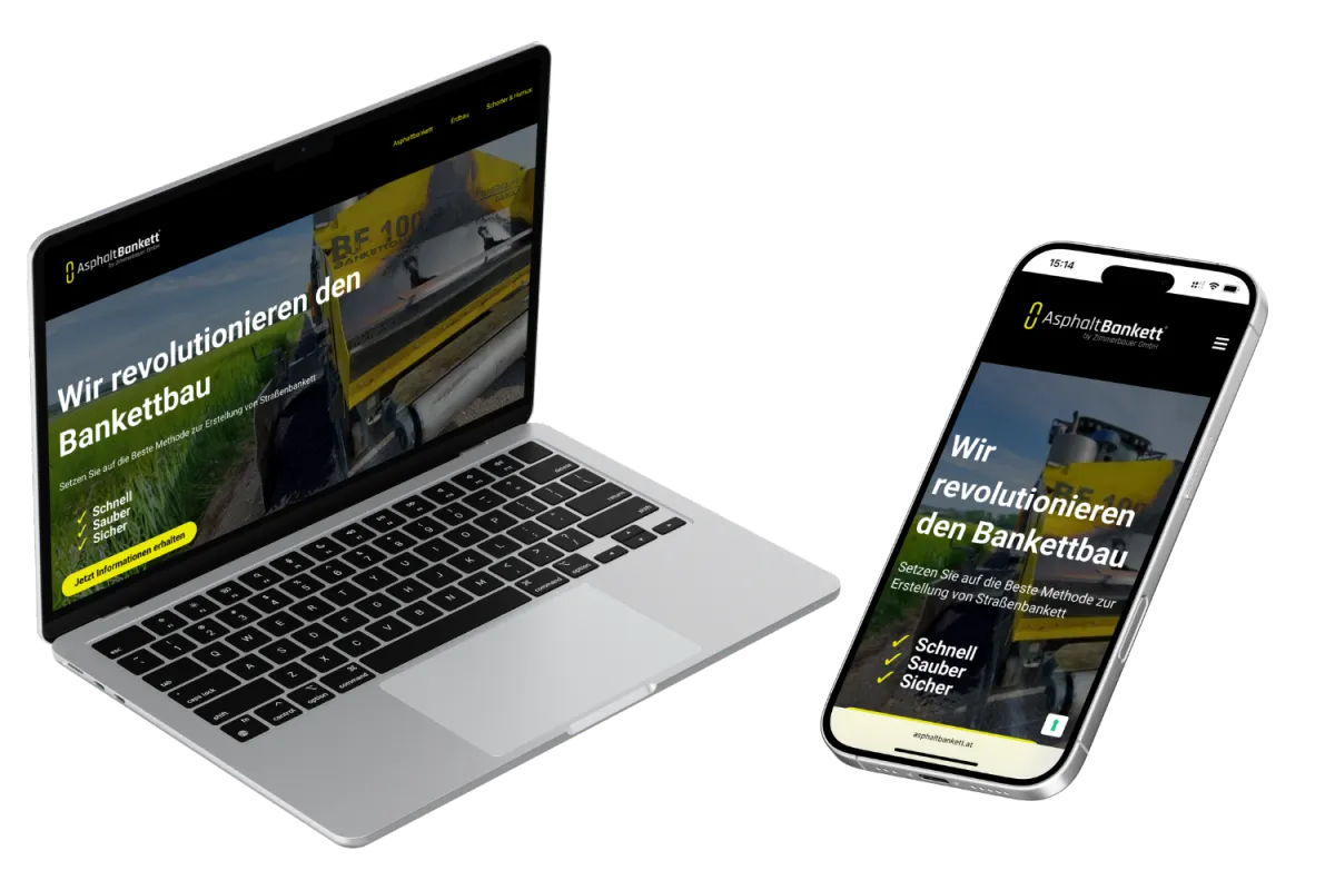 Webdesign Asphaltbankett