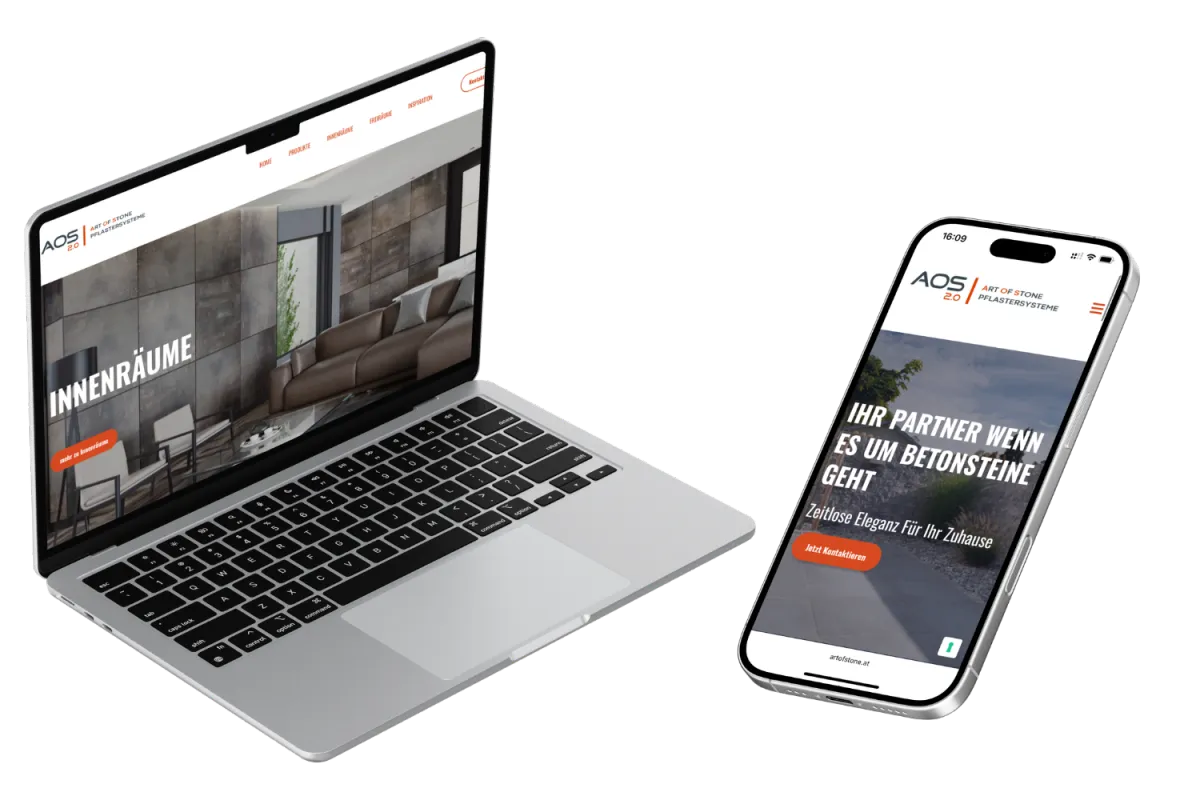 Webdesign Art of Stone