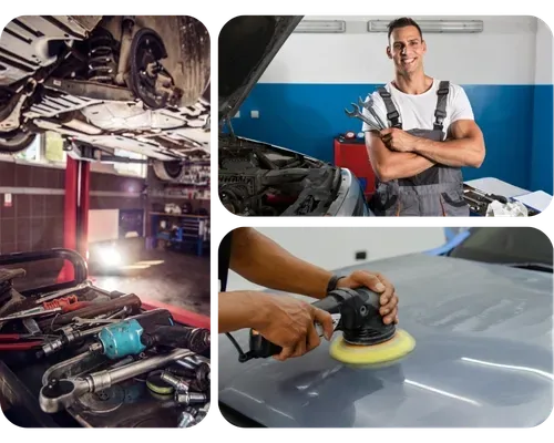 Bilder einer KFZ-Werkstatt