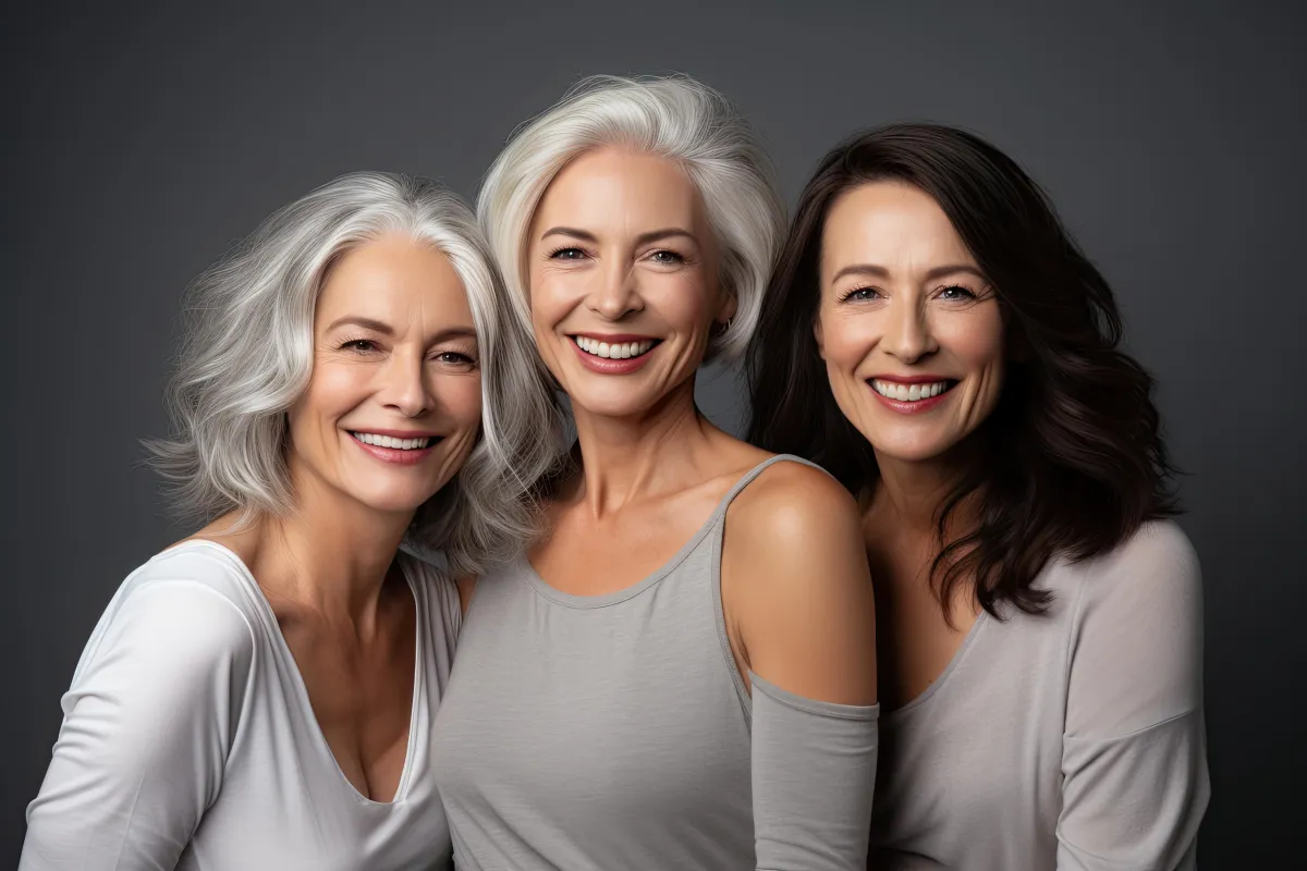 five woman standing on seashore