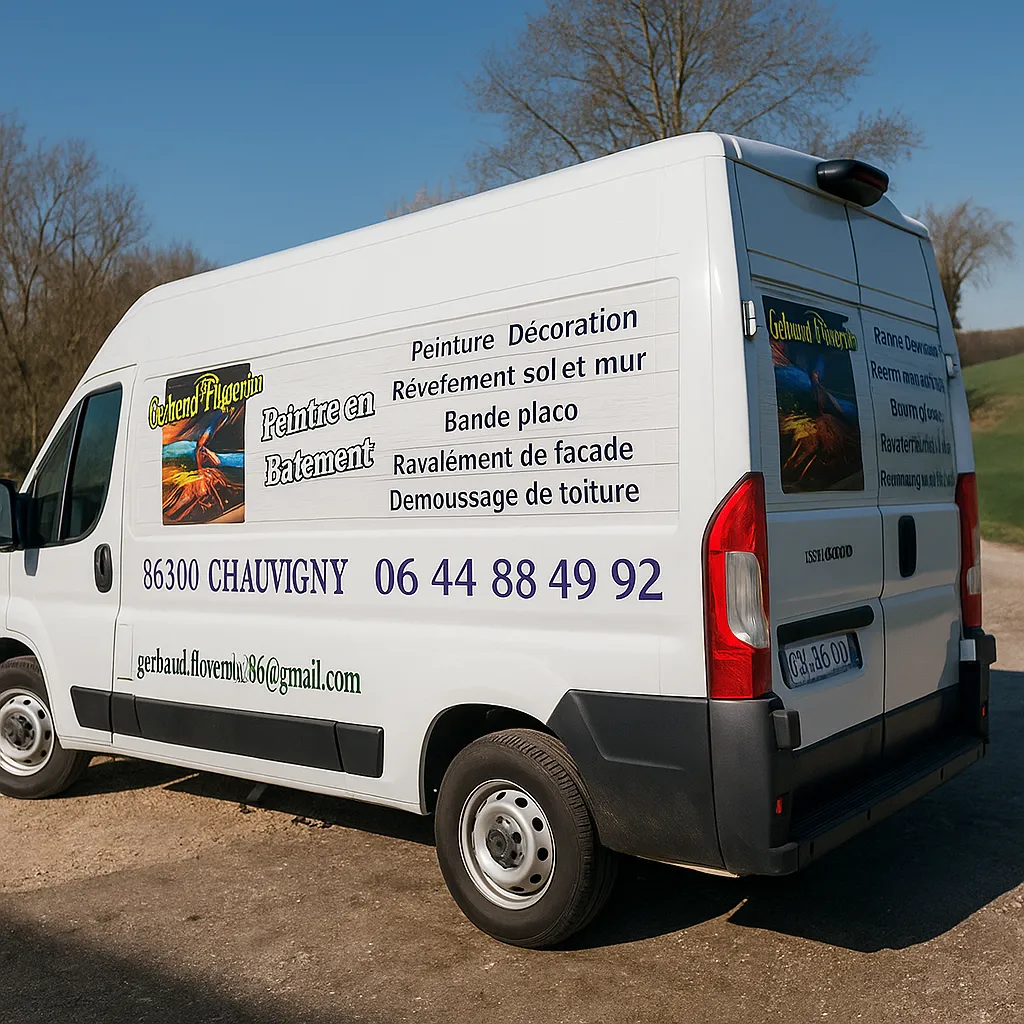 Détail d’une enseigne rétroéclairée posée par les techniciens de CreaPub 86