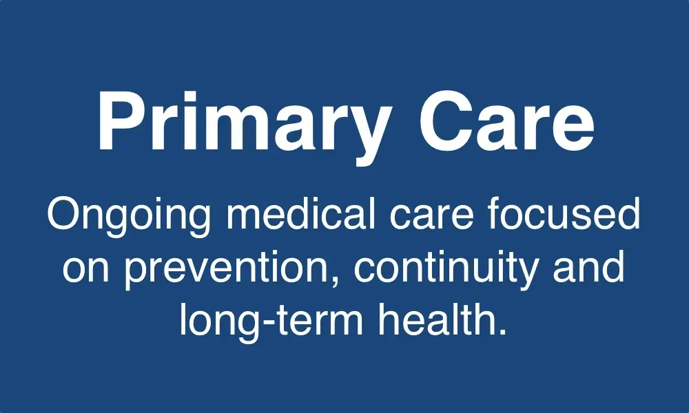 Primary care services