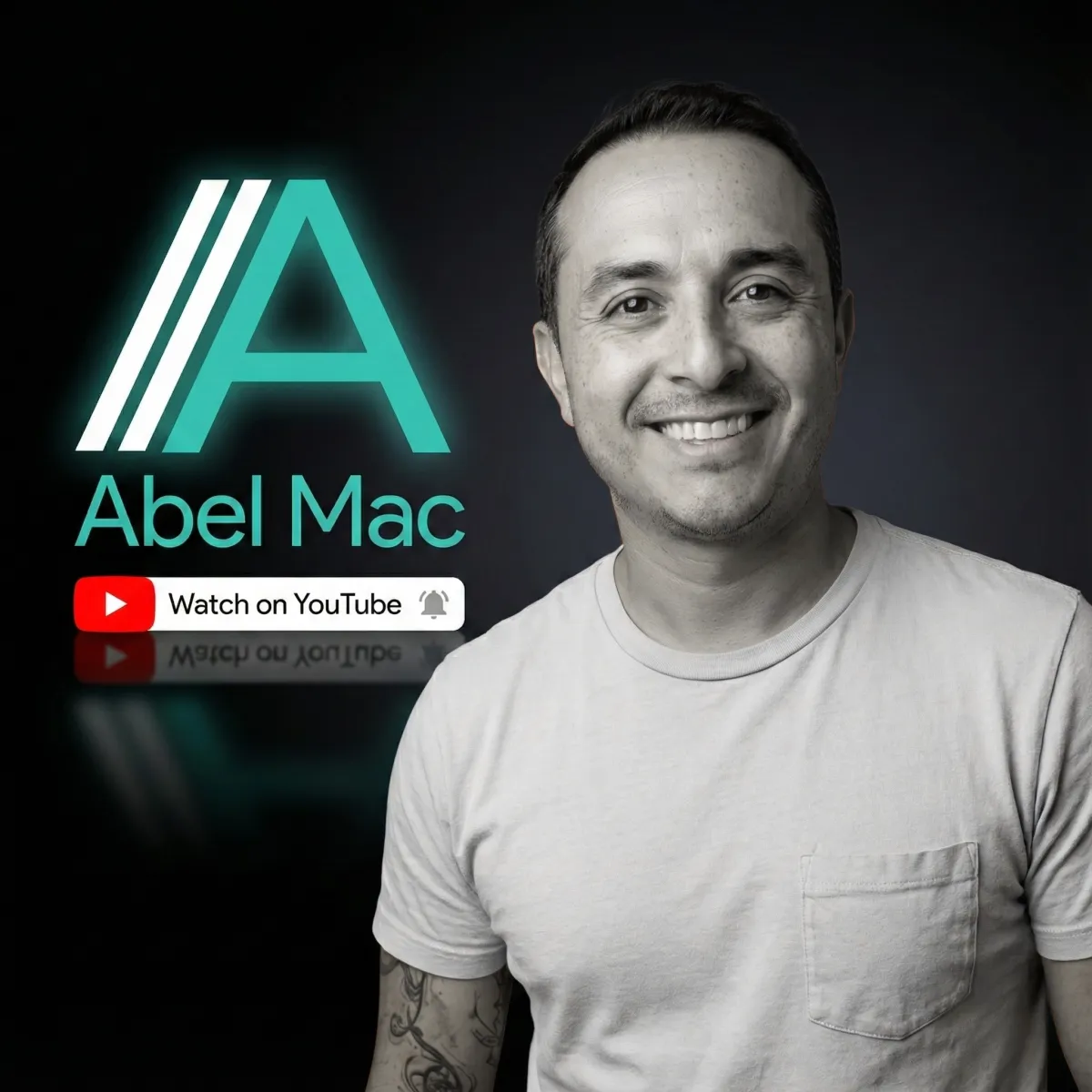 YouTube thumbnail of Abel Macias teaching demand generation, with the Authority Ignite branding on a dark background.
