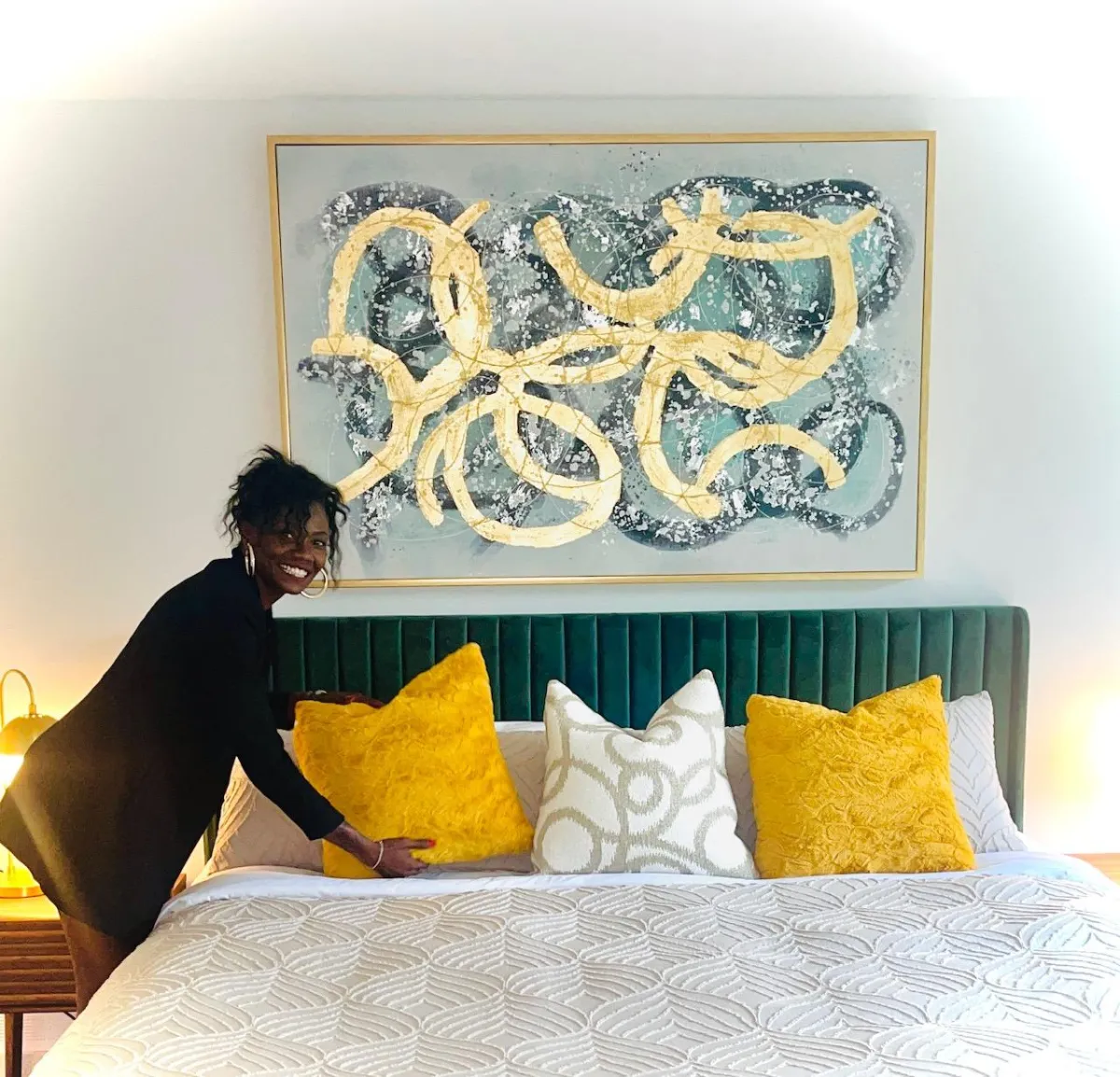 two tufted brown leather chairs in front of brown wood stump center table
