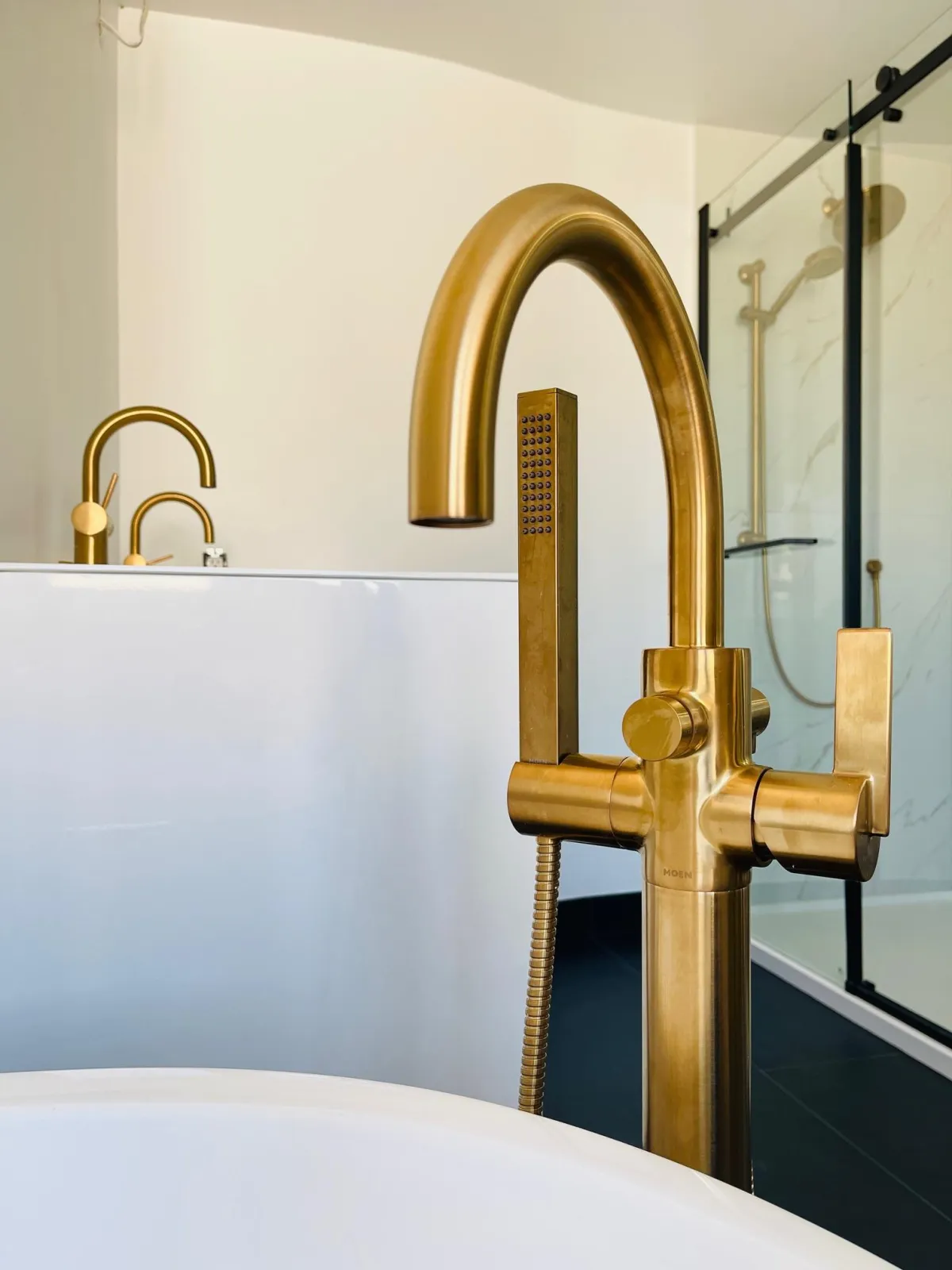 A living room with a large painting on the wall