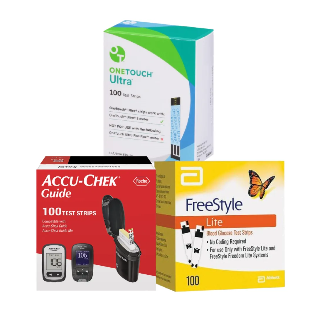 Diabetic test strip boxes ready for sale