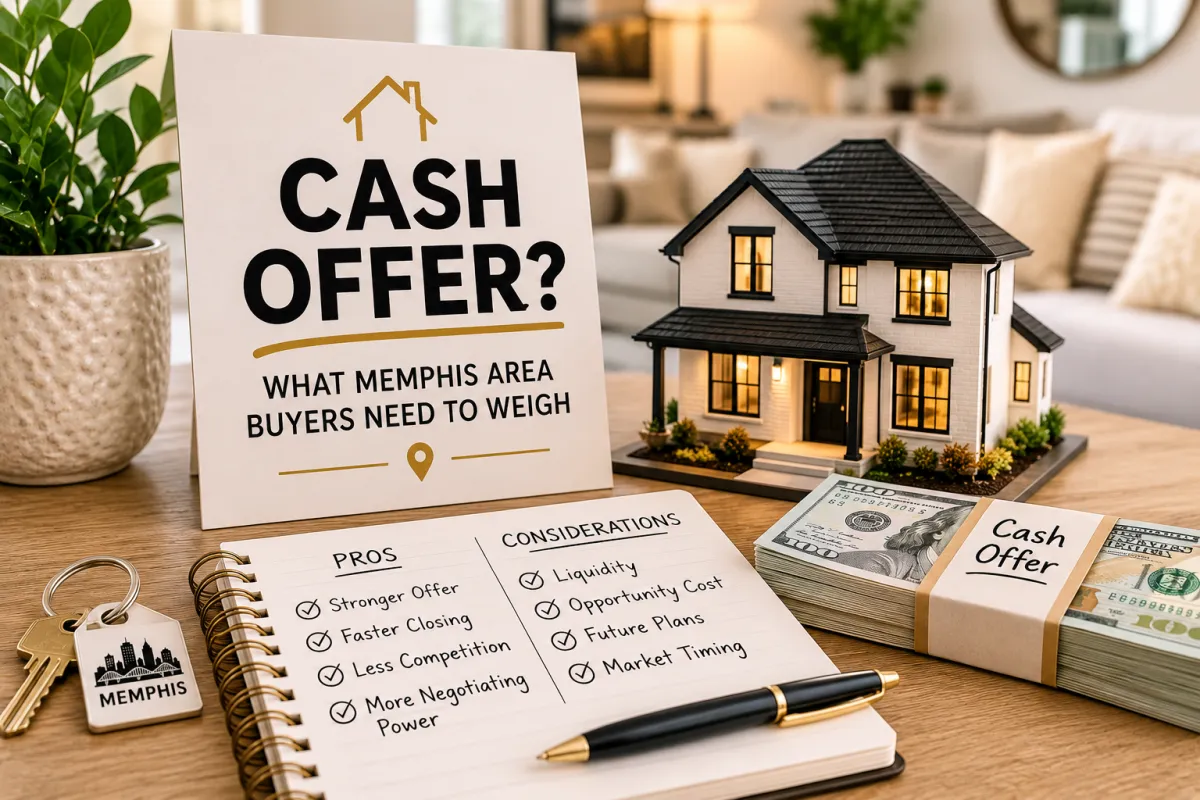 Should You Make a Cash Offer? What Memphis-Area Buyers Need to Weigh