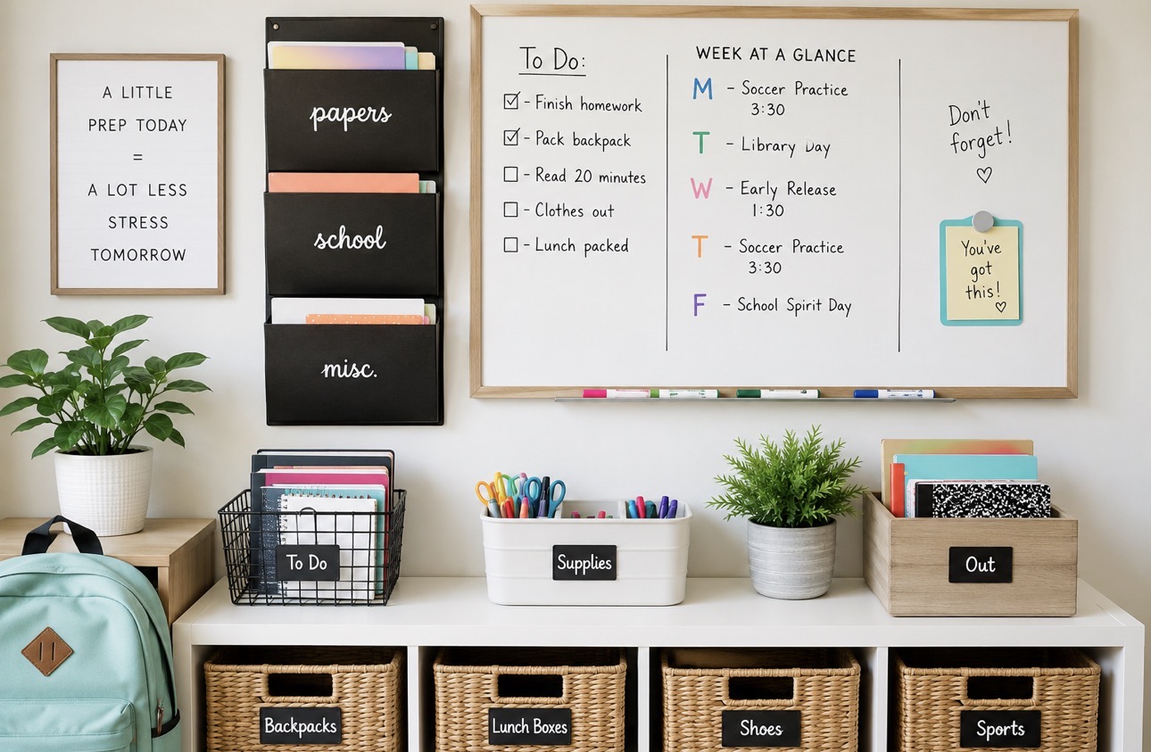 Back-to-School Home Organization Hacks for Busy Families