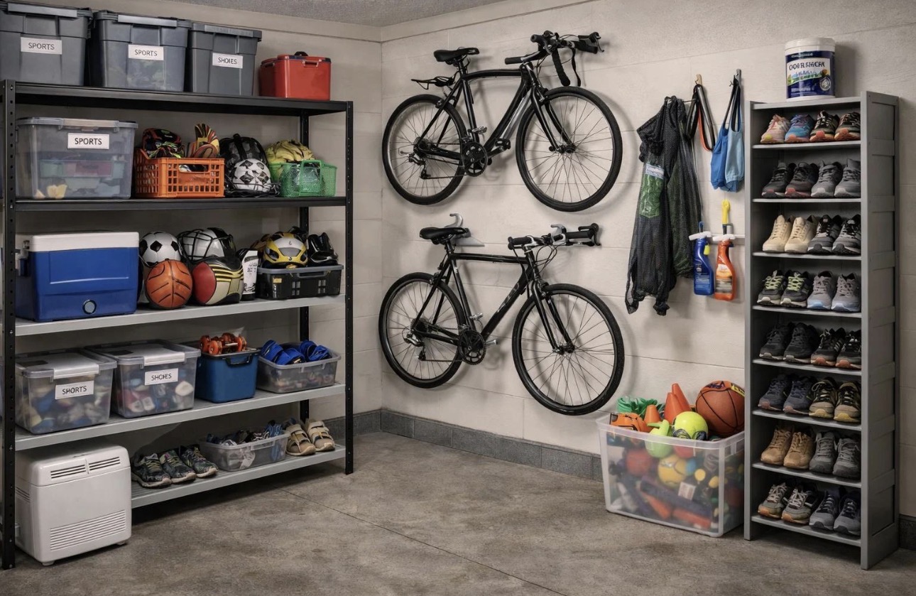 Kids in Sports? How to Create a Home That Keeps All That Equipment Organized