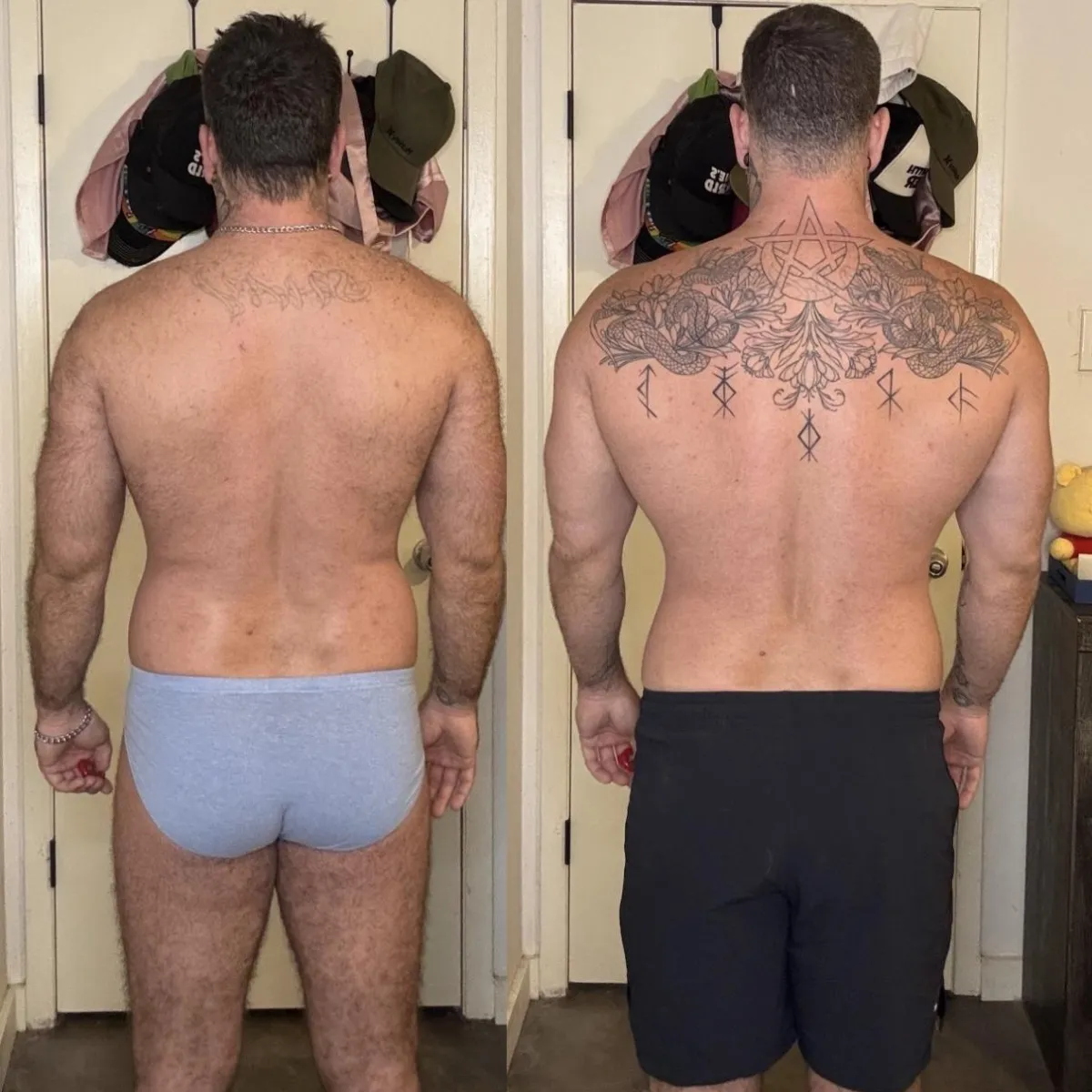 35 year old LGBTQ+ Body recomp transformation
