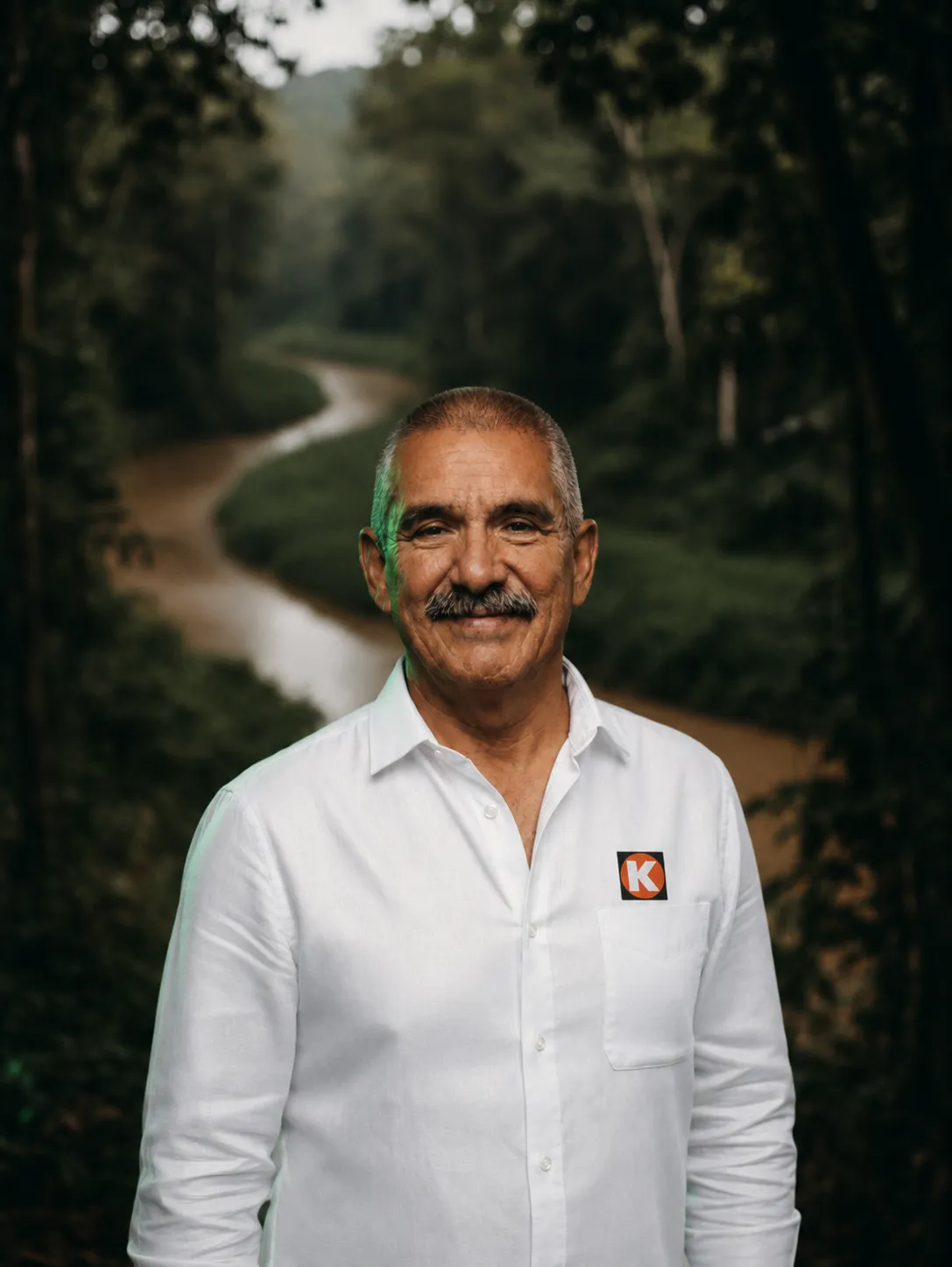 Retrato de David Landa en la Amazonía