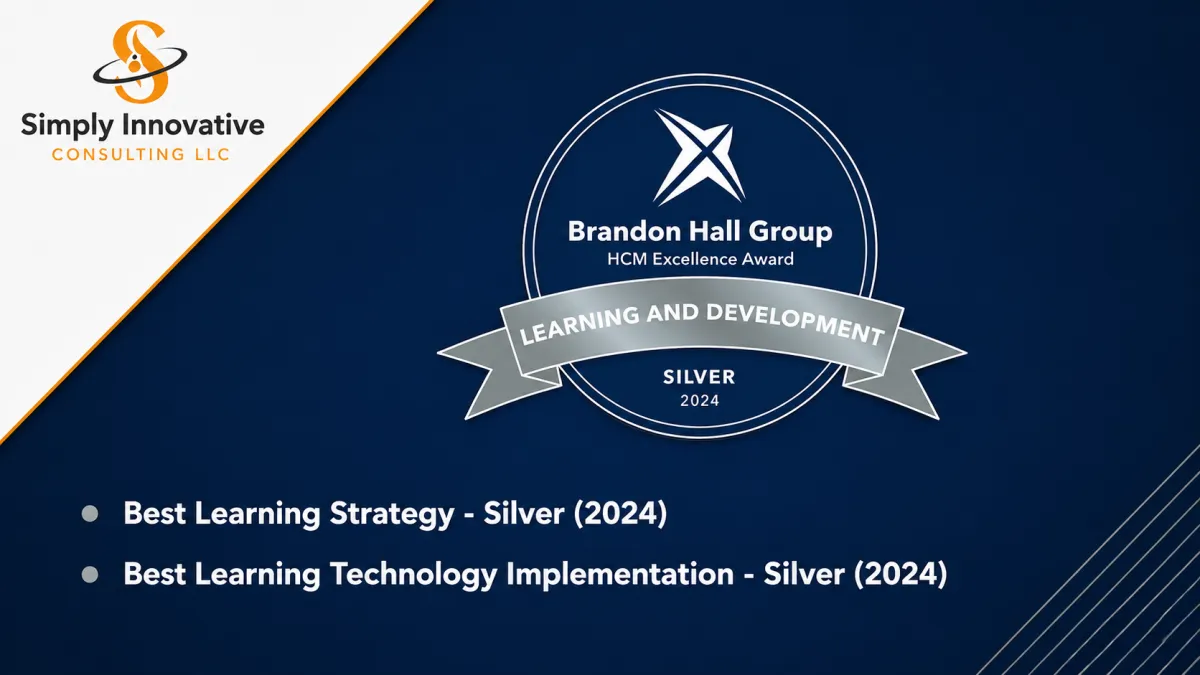 Brandon Hall Group Excellence Awards: Best Learning Strategy – Silver 2024 and Best Learning Technology Implementation – Silver 2024