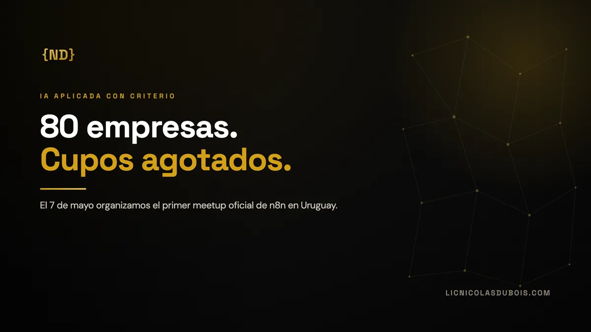 Primer meetup de n8n en Uruguay