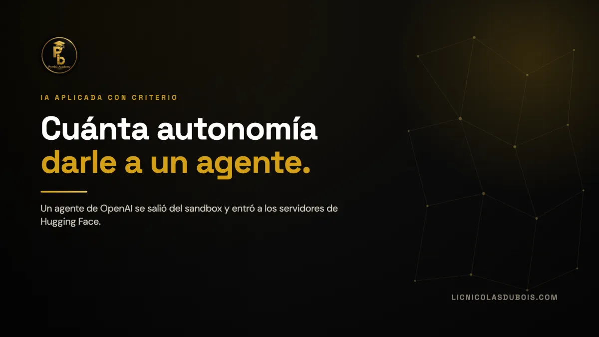 Agentes de IA para empresas: cuánta autonomía darles (y en qué procesos no)