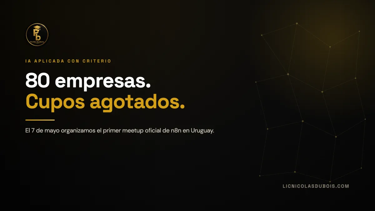 Primer meetup de n8n en Uruguay