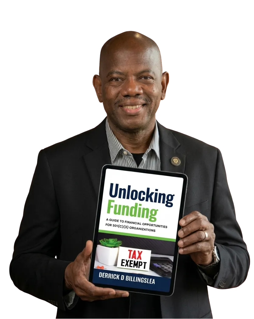 Portrait of Derrick Billingslea, founder of Tax Exempt Hero