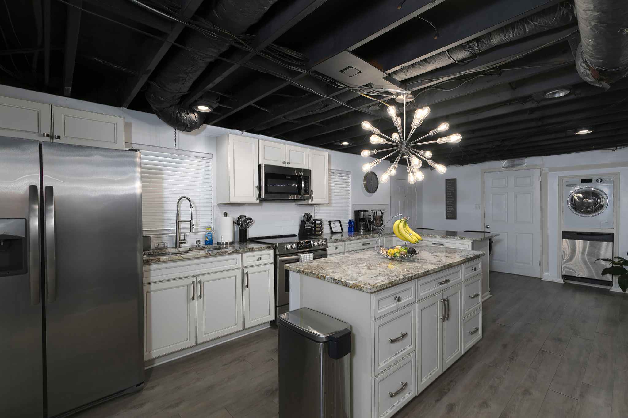 Luxury estate interior detailed view