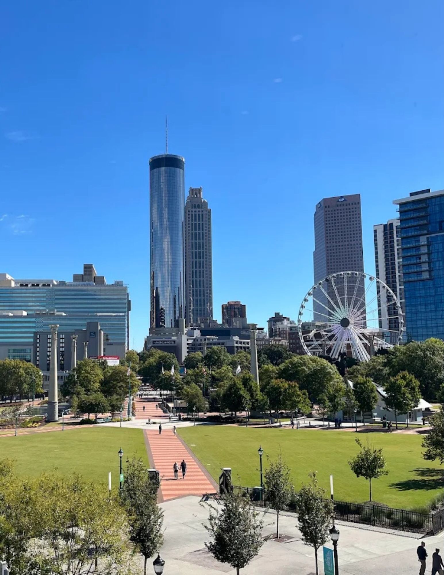 Atlanta vibrant summer lifestyle and architecture